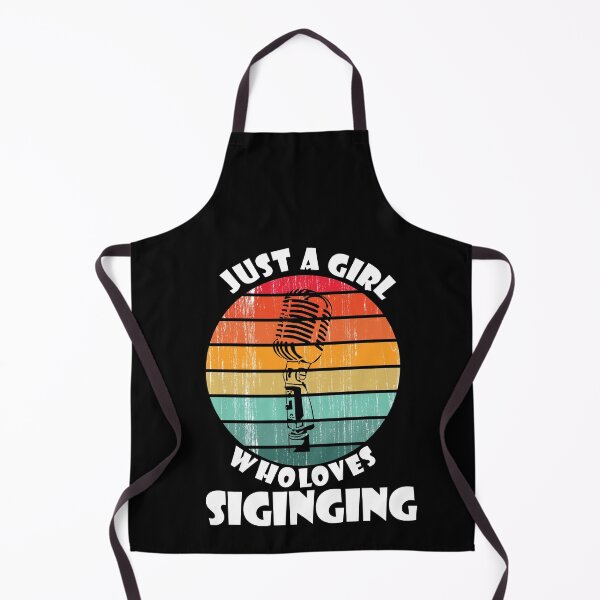 Item preview, Just a Girl Who Loves Singin (retro microphone) designed and sold by nando270.