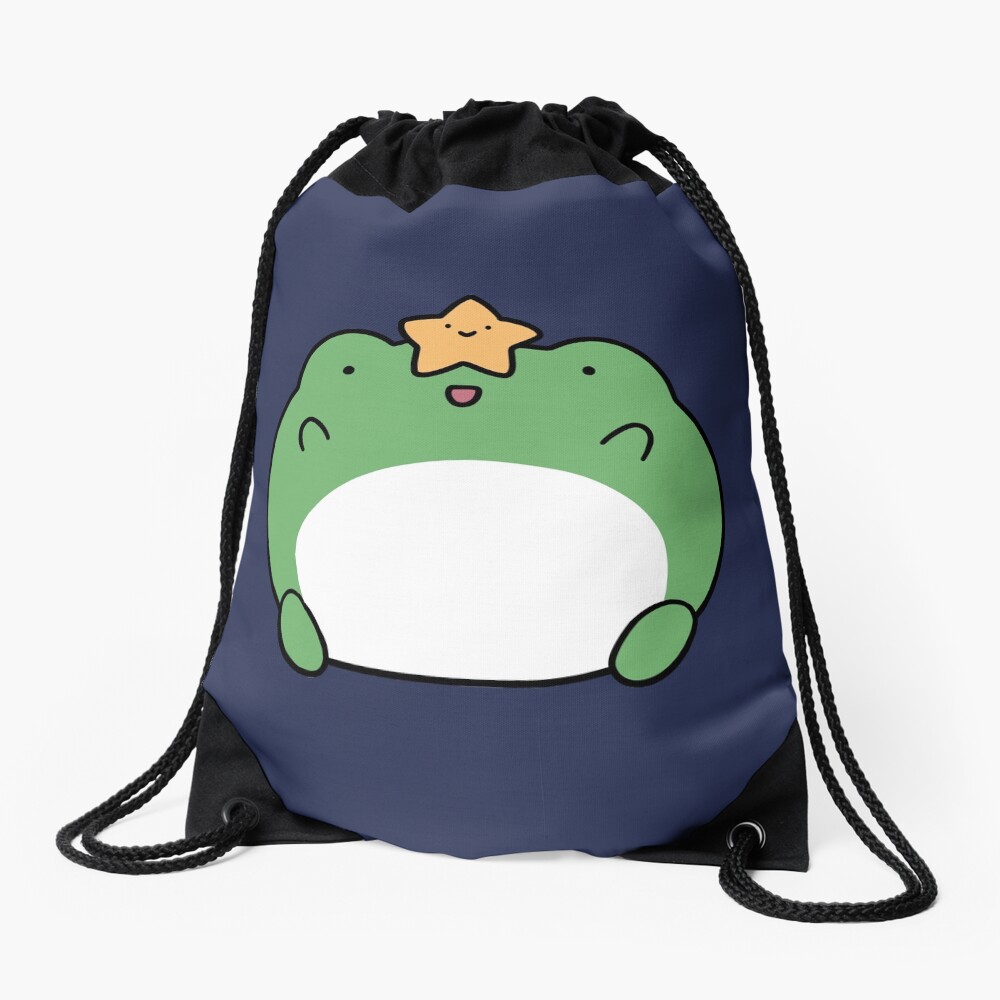 Star Frog Drawstring Bag