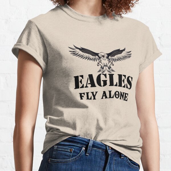 Grunge Vintage Eagles Flying Bird Inspirational Eagles Fly T-Shirt