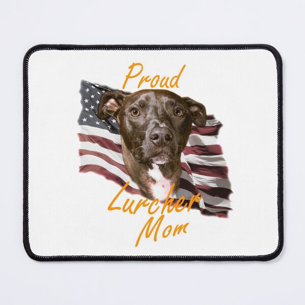 Item preview, Proud Lurcher Mom - US Flag   designed and sold by SadSacDesigns.