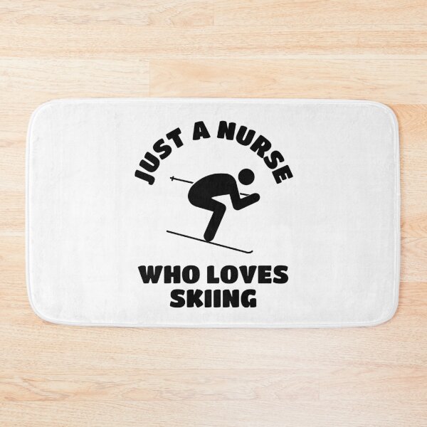 Item preview, Just a nurse who loves skiing designed and sold by TheGreenGoat.
