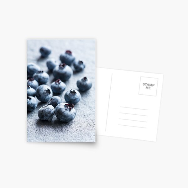 Fresh Blueberries Postcard