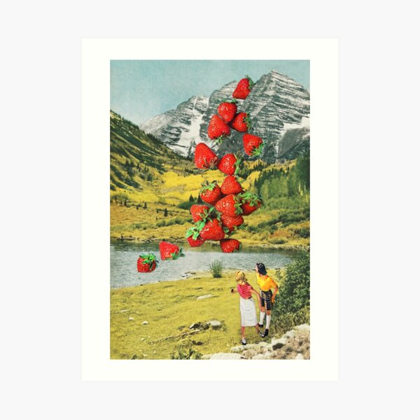 Strawberry Avalanche Art Print