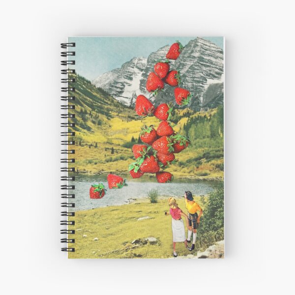 Strawberry Avalanche Spiral Notebook