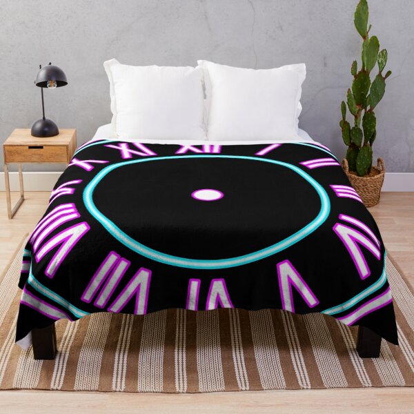 Aperçu de l'œuvre Horloge Neon Light Disco créée et vendue par frikybomb.