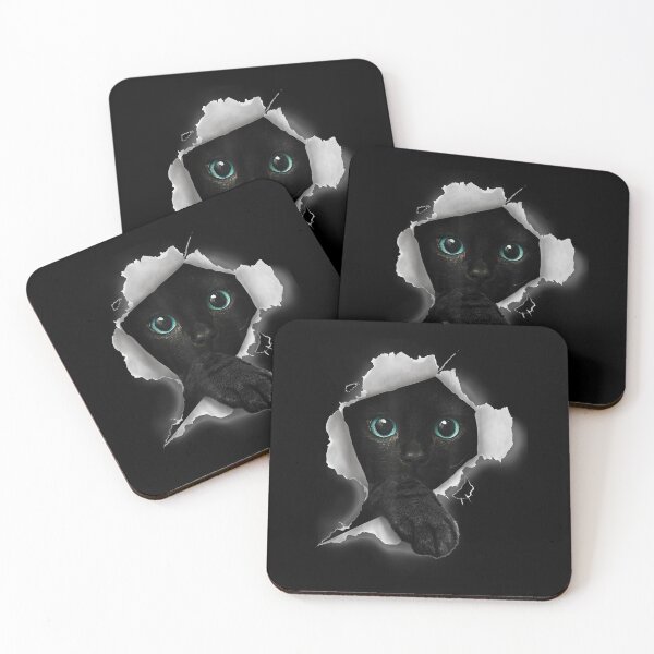 Item preview, Cat Shirt, Cat Tshirt, Black Cat Torn Cloth Shirt, Kitten designed and sold by zacben.