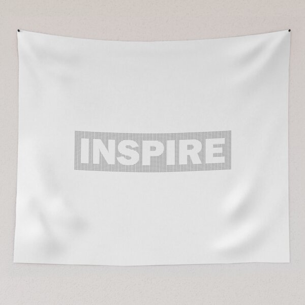 Item preview, Inspire Text White designed and sold by InventorsCave.