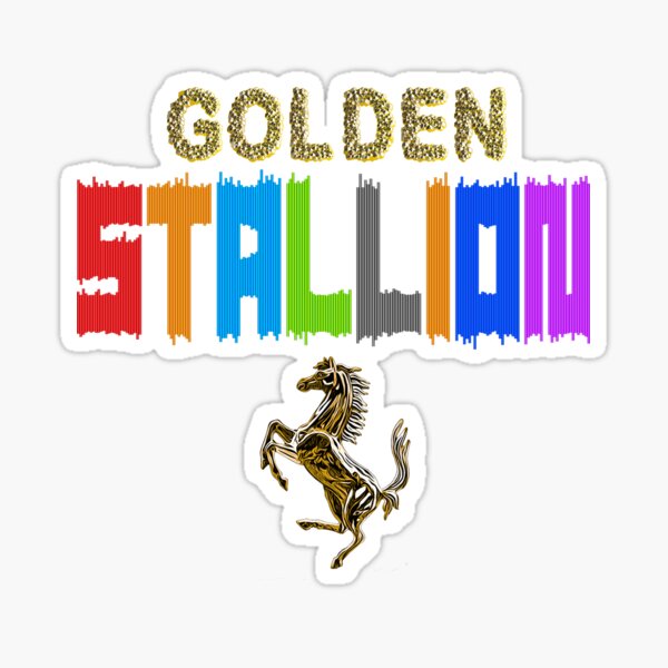 Golden Stallion 2 Sticker