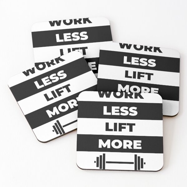 Item preview, Work Less Lift More designed and sold by EqualsFun.