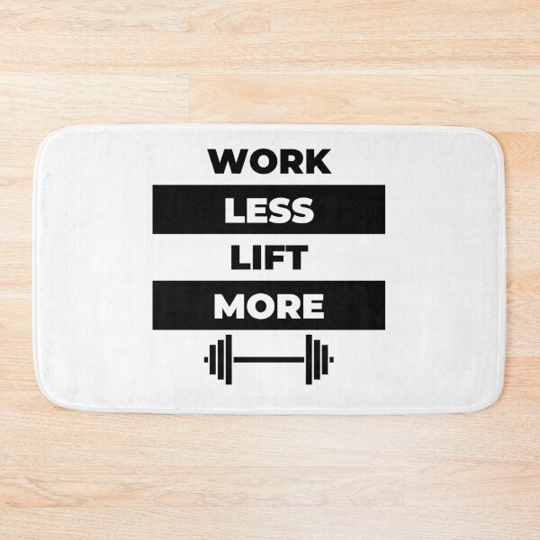 Item preview, Work Less Lift More designed and sold by EqualsFun.