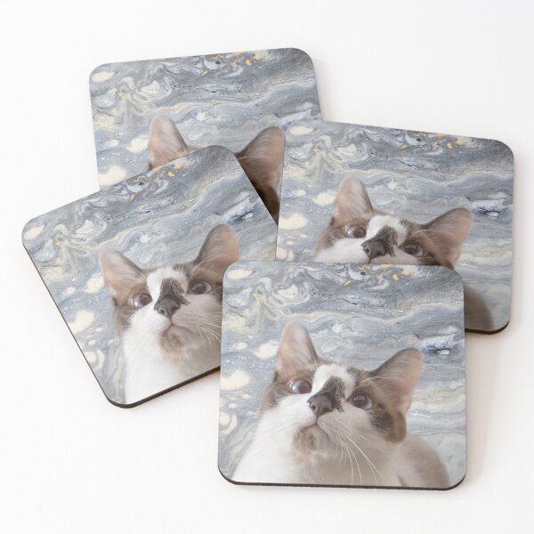 Item preview, Very Curious Snowshoe Cat One designed and sold by Elisabeth Lucas.
