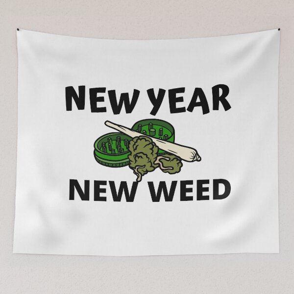 Item preview, NEW YEAR NEW WEED designed and sold by AlfaEcho.
