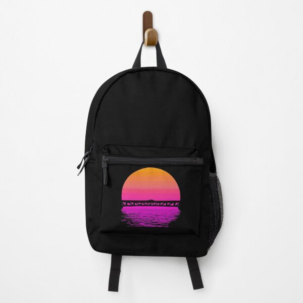 Item preview, Synthwave retrowave sunset sea sun designed and sold by DerNerd.