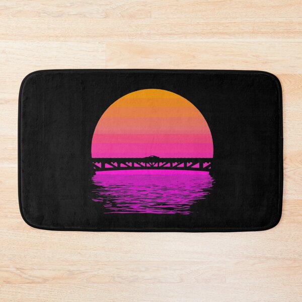 Item preview, Synthwave retrowave sunset sea sun designed and sold by DerNerd.