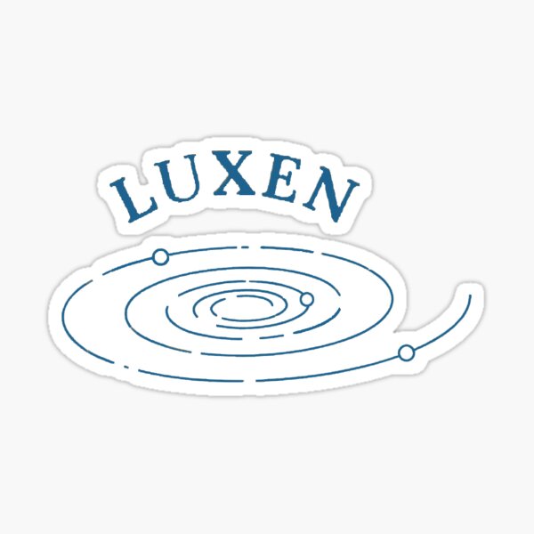 Luxen Space (blue) Sticker