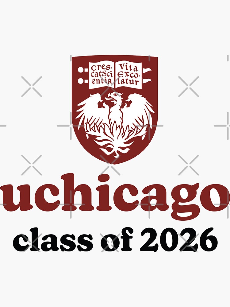 University Of Chicago Class Of 2026 Sticker For Sale By Jellywellies Redbubble 8893
