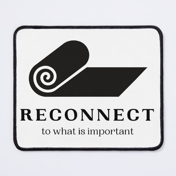 Item preview, Reconnect to Your Yoga Mat designed and sold by EqualsFun.