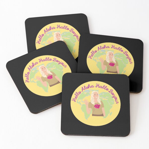 Item preview, Hello Aloha Hallo Bonjour designed and sold by DonneeCreations.
