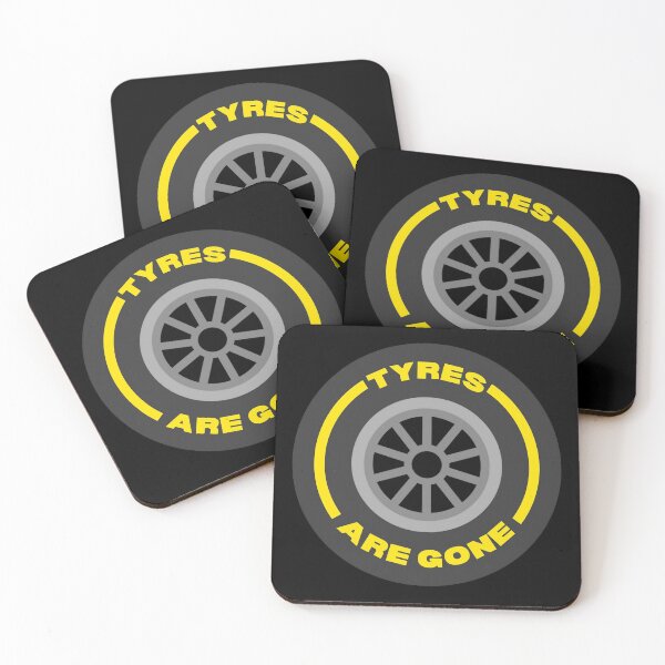 Item preview, Tyres are Gone ! (yellow) designed and sold by F1TwoTee.