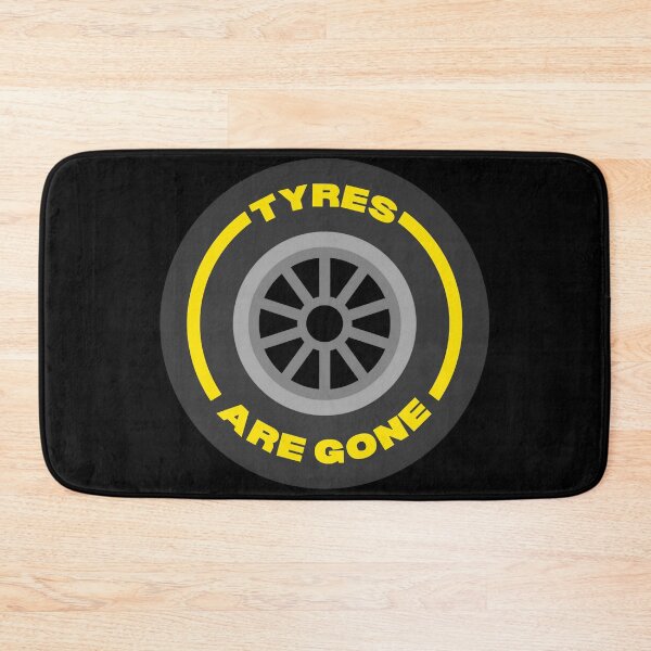 Item preview, Tyres are Gone ! (yellow) designed and sold by F1TwoTee.