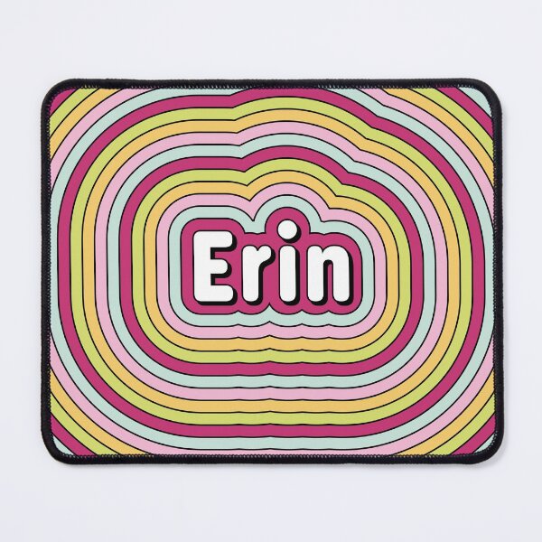Item preview, Erin name - fun candy color stripes design designed and sold by NameTheory.