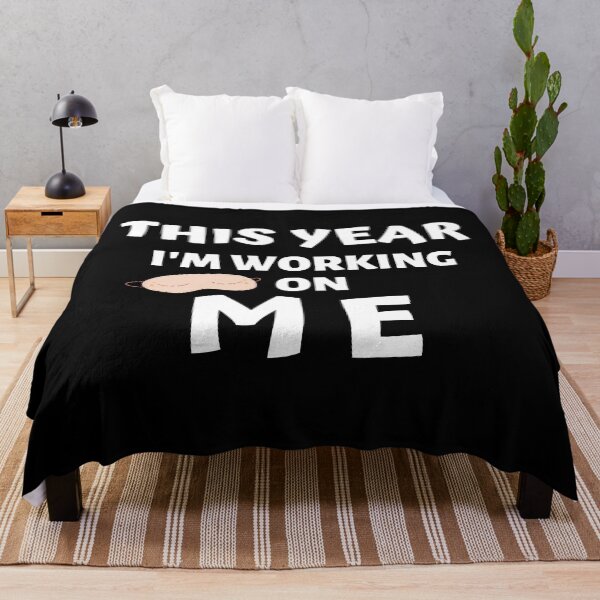 Item preview, THIS YEAR IM WORKING ON ME designed and sold by AlfaEcho.