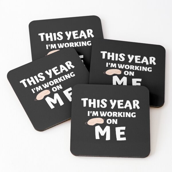Item preview, THIS YEAR IM WORKING ON ME designed and sold by AlfaEcho.