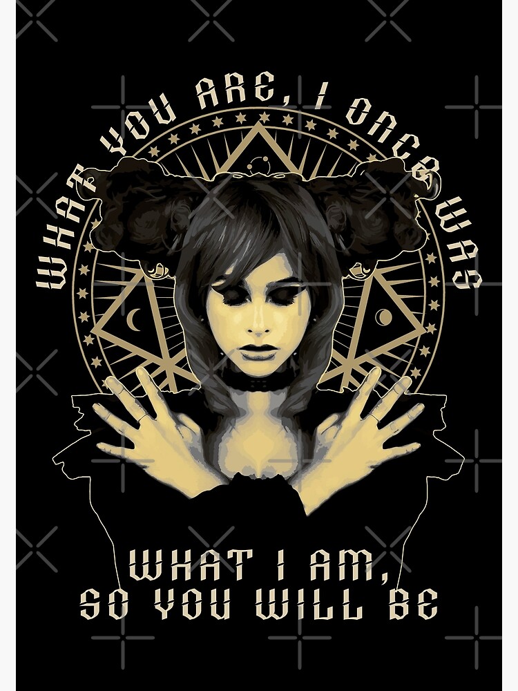 There is No Beauty, Goth Girl Design, Occult Symbols, Occult Gothic Gift,  Poe Art Print for Sale by ProverbialDZN