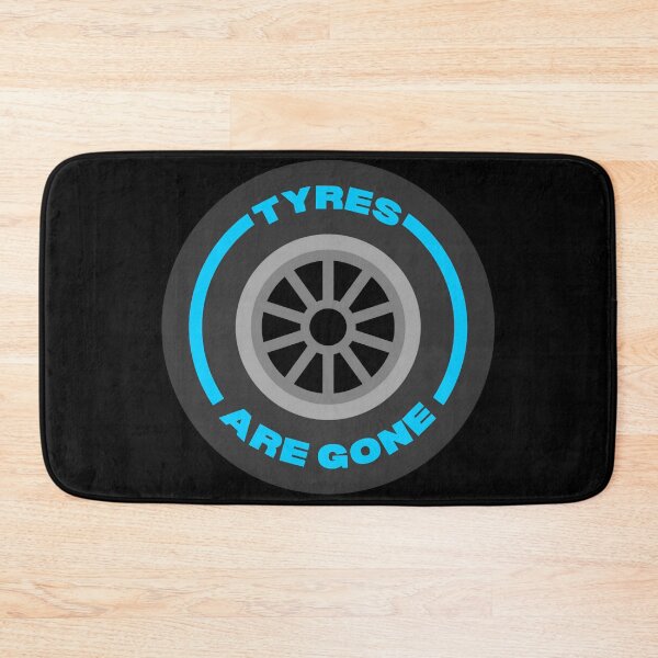 Item preview, Tyres are Gone ! (Blue) designed and sold by F1TwoTee.