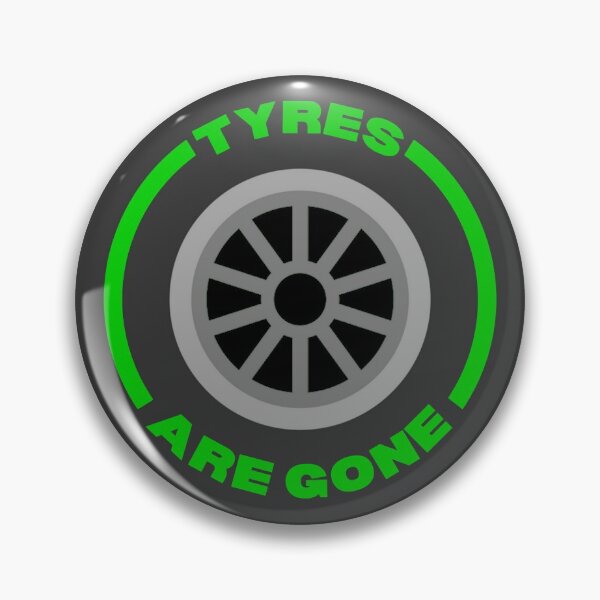 Item preview, Tyres are Gone ! (Green) designed and sold by F1TwoTee.