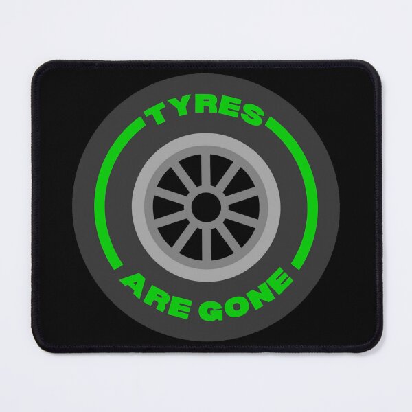 Item preview, Tyres are Gone ! (Green) designed and sold by F1TwoTee.