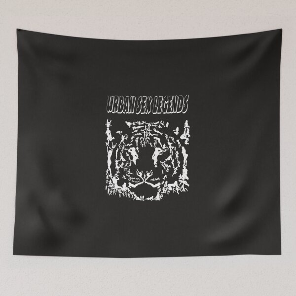 Item preview, Urban Sex Legends-Tiger Face-(Black Tee) designed and sold by eulaikpqnancy.