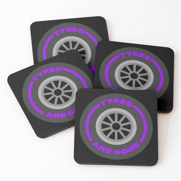 Item preview, Tyres are Gone ! (Purple) designed and sold by F1TwoTee.