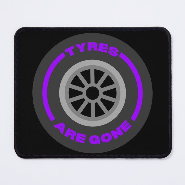Item preview, Tyres are Gone ! (Purple) designed and sold by F1TwoTee.