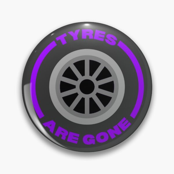 Item preview, Tyres are Gone ! (Purple) designed and sold by F1TwoTee.
