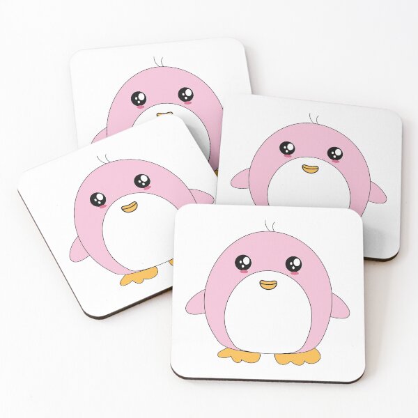 Item preview, Cute Pink Penguin Kawaii designed and sold by istoriadesign.