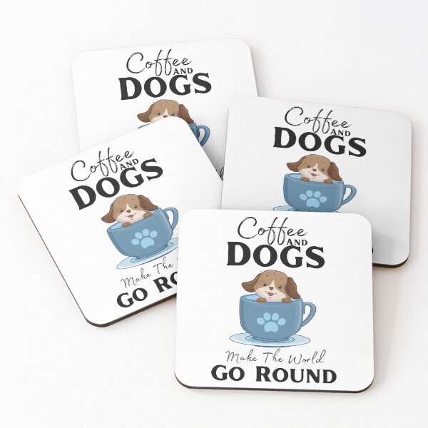 Item preview, coffee and dogs t-shirt designed and sold by Nicet-shirt1.
