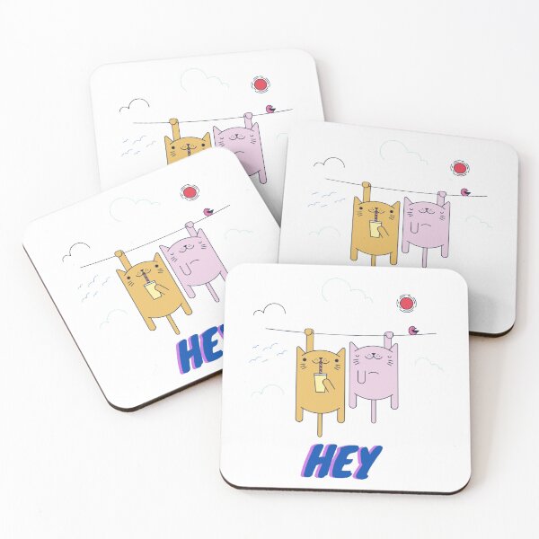Item preview, cat says hey designed and sold by Jadir.