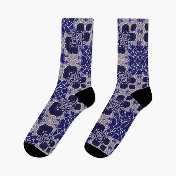 Item preview, Sometsuke Cobalt by Jenny Meehan Abstract Tiled Pattern 5 designed and sold by Jenny Meehan Art Prints and Patterns  .