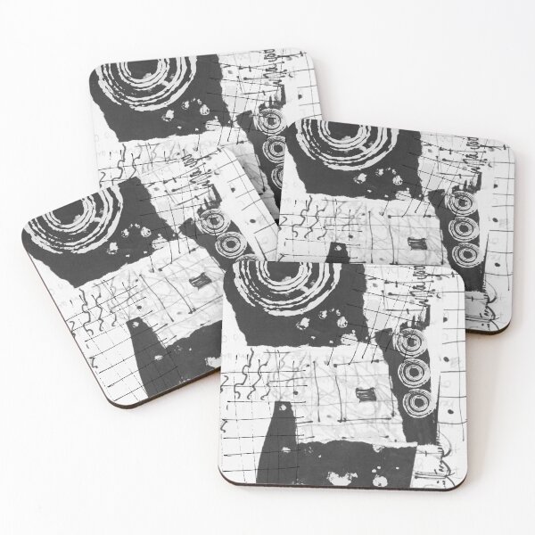 Item preview, Textured Black and White Collage designed and sold by NancyMerkle.