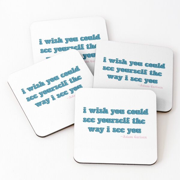 Item preview, blue i wish you could see yourself the way i see you  designed and sold by Bella  Jade.