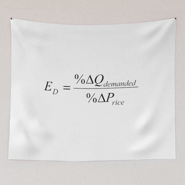 Item preview, the Elasticity of Demand Equation designed and sold by mylittlepet.