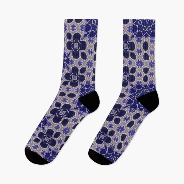 Artikelvorschau, Sometsuke Cobalt von Jenny Meehan Abstraktes Fliesenmuster 6 entworfen und verkauft von Jenny Meehan Art Prints and Patterns .