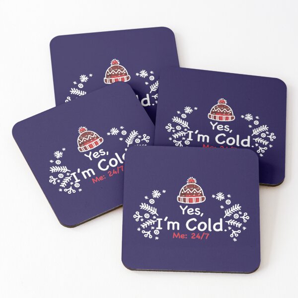 Artikelvorschau, Ja I_m Cold - Me 24 7 - lustig immer friert entworfen und verkauft von ALAJOS-SHOP.