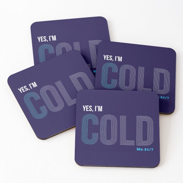 Artikelvorschau, Ja I_m Cold - Me 24 7 - lustig immer friert entworfen und verkauft von ALAJOS-SHOP.