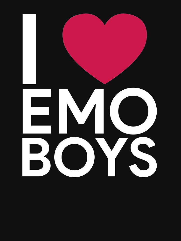 I love Emo boys shirt emo shirt I heart emo boys emo -  Portugal