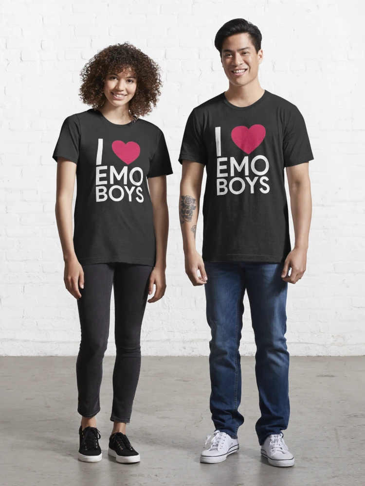 I love Emo boys shirt emo shirt I heart emo boys emo -  Portugal