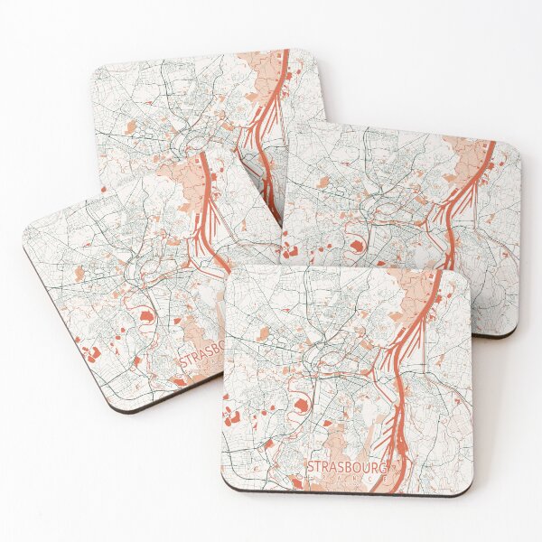 Item preview, Strasbourg City Map of France - Bohemian designed and sold by deMAP.