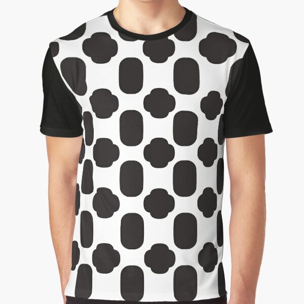 T Shirts Nature Inspired Large Polka Dots Spirals Stripes Decorative Artful Illu 