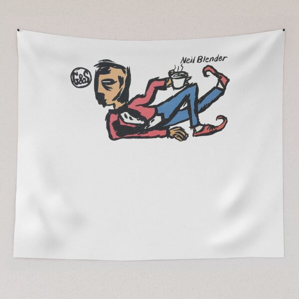 Item preview, Neil Blender Coffe Break, Gordon and Smith skateboard t shirt design   designed and sold by williamstokes.